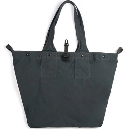 Cp Company Twill Logo Bag In Smoked Pearl with Certilogo