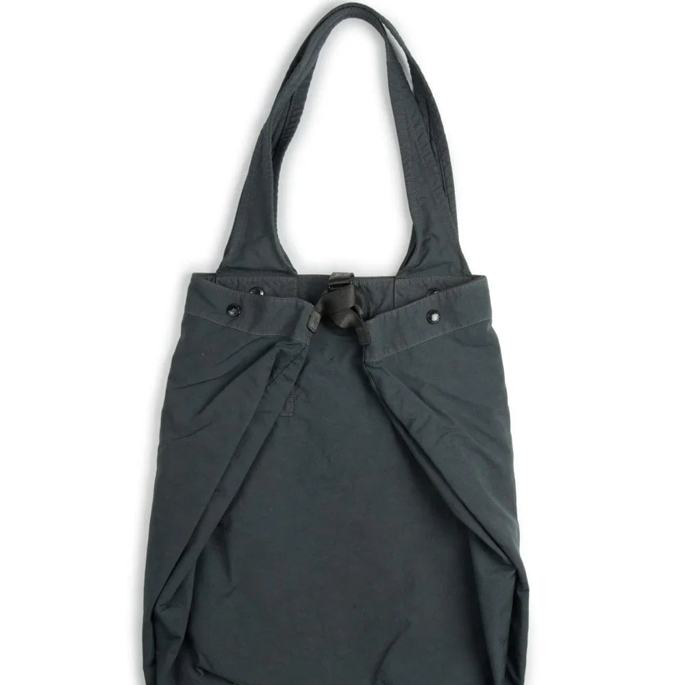 Cp Company Twill Logo Bag In Smoked Pearl with Certilogo