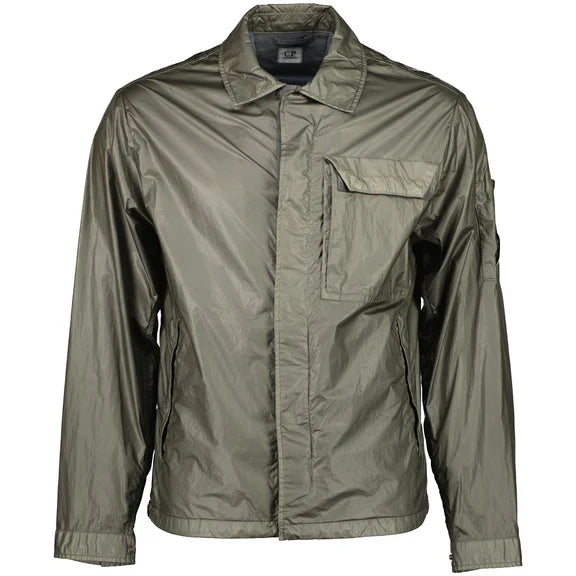 Cp Company CS II Lens Jacket In Smoked Pearl with Certilogo