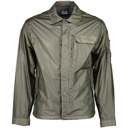 Cp Company CS II Lens Jacket In Smoked Pearl with Certilogo