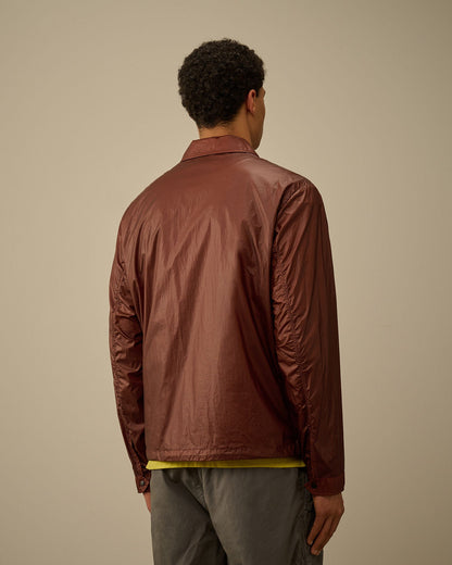 Cp Company 037A CS II Lens Overshirt In Sable with Certilogo