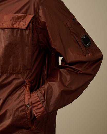 Cp Company 037A CS II Lens Overshirt In Sable with Certilogo