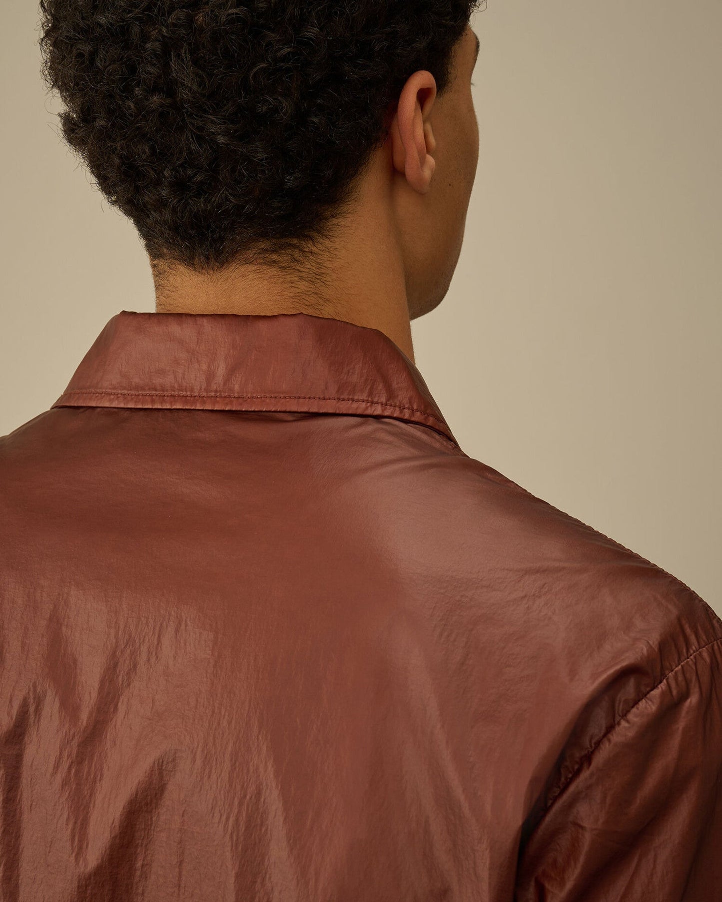 Cp Company 037A CS II Lens Overshirt In Sable with Certilogo