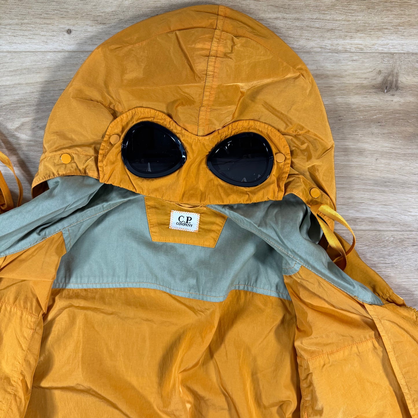 C.P. Company Chrome-R Goggle Jacket in Desert Sun - Orange