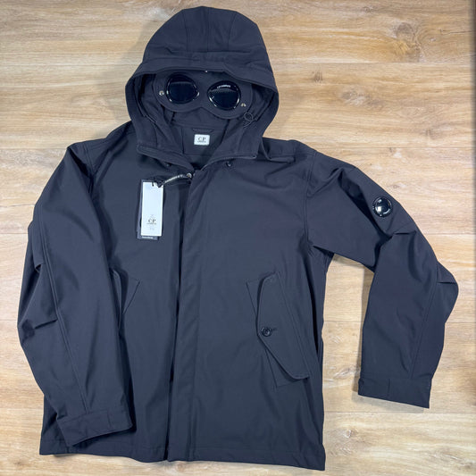 C.P. Company Shell-R Goggle Lens Jacket in Black