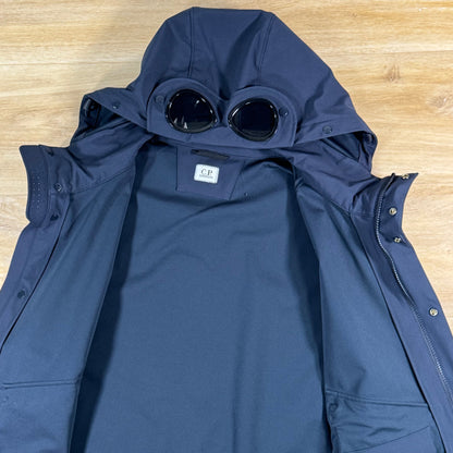 C.P. Company Shell-R Goggle Gilet in Navy