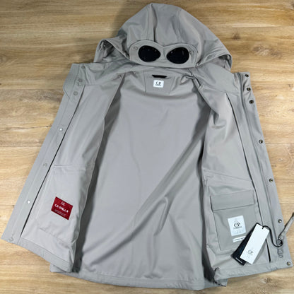 C.P. Company Shell-R Goggle Gilet in Dove