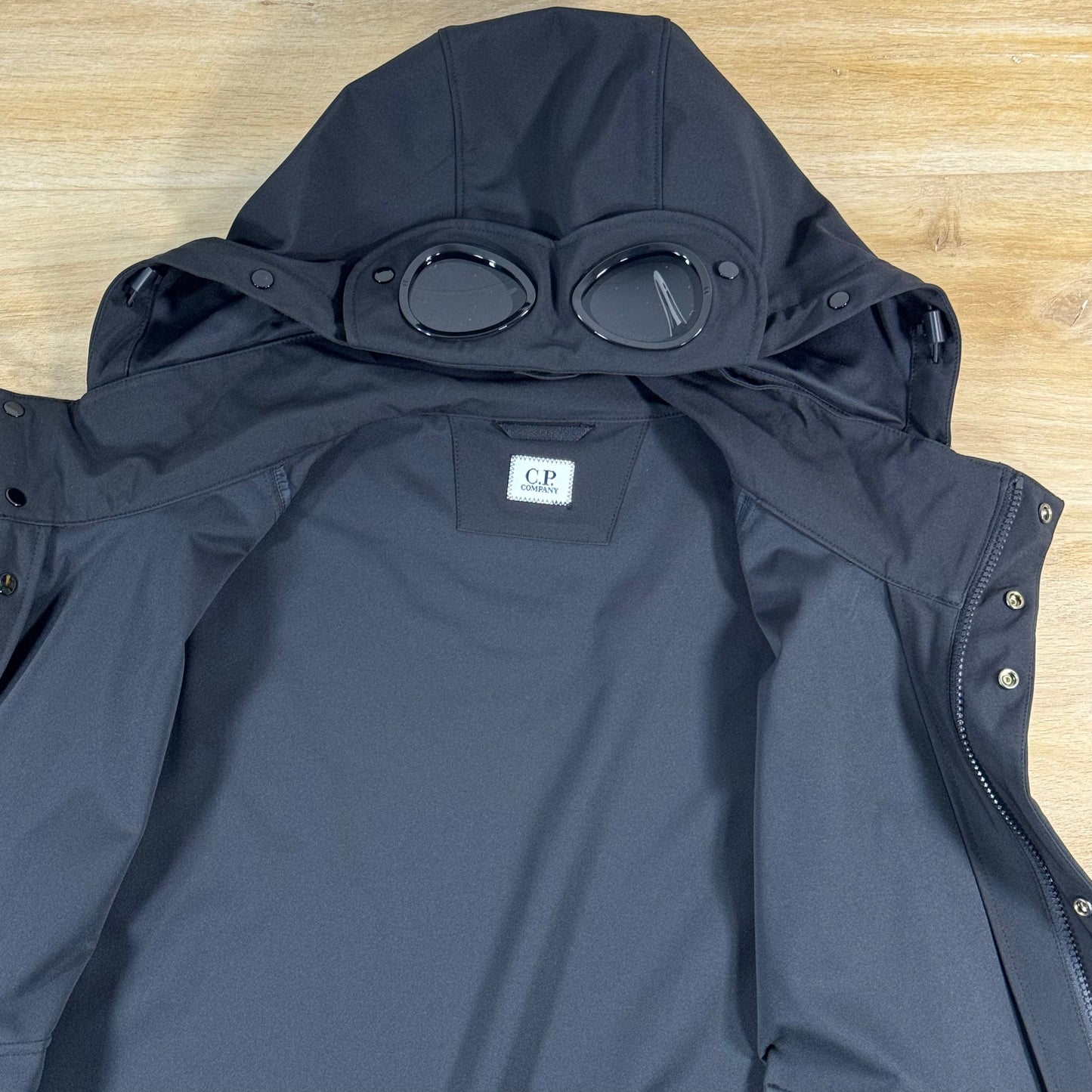 C.P. Company Shell-R Goggle Gilet in Black