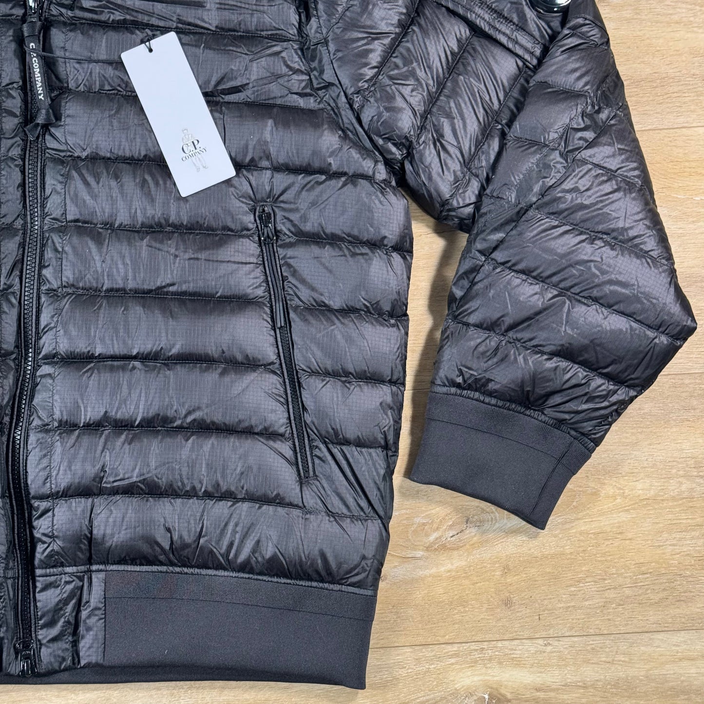 C.P. Company D.D. Shell Lens Down Jacket in Black