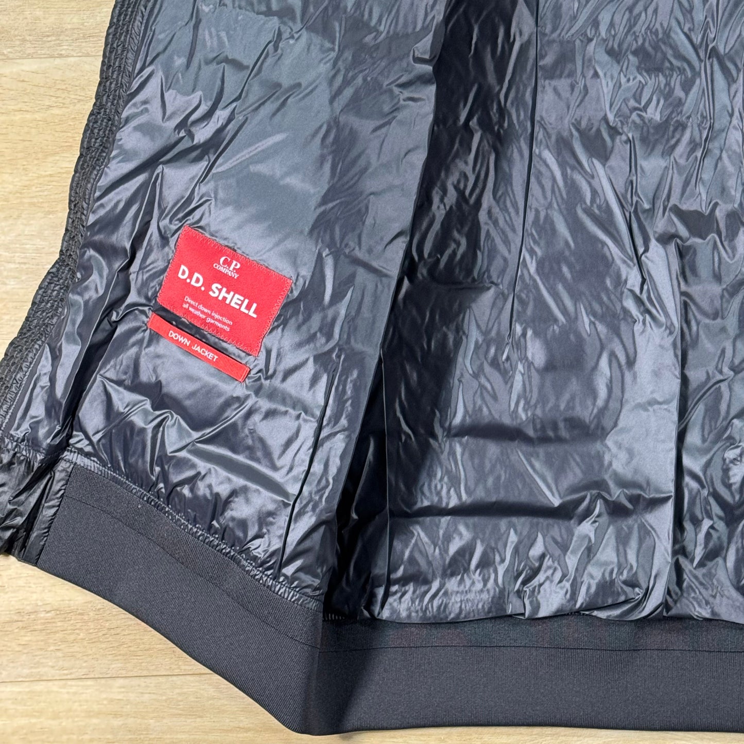 C.P. Company D.D. Shell Lens Down Jacket in Black