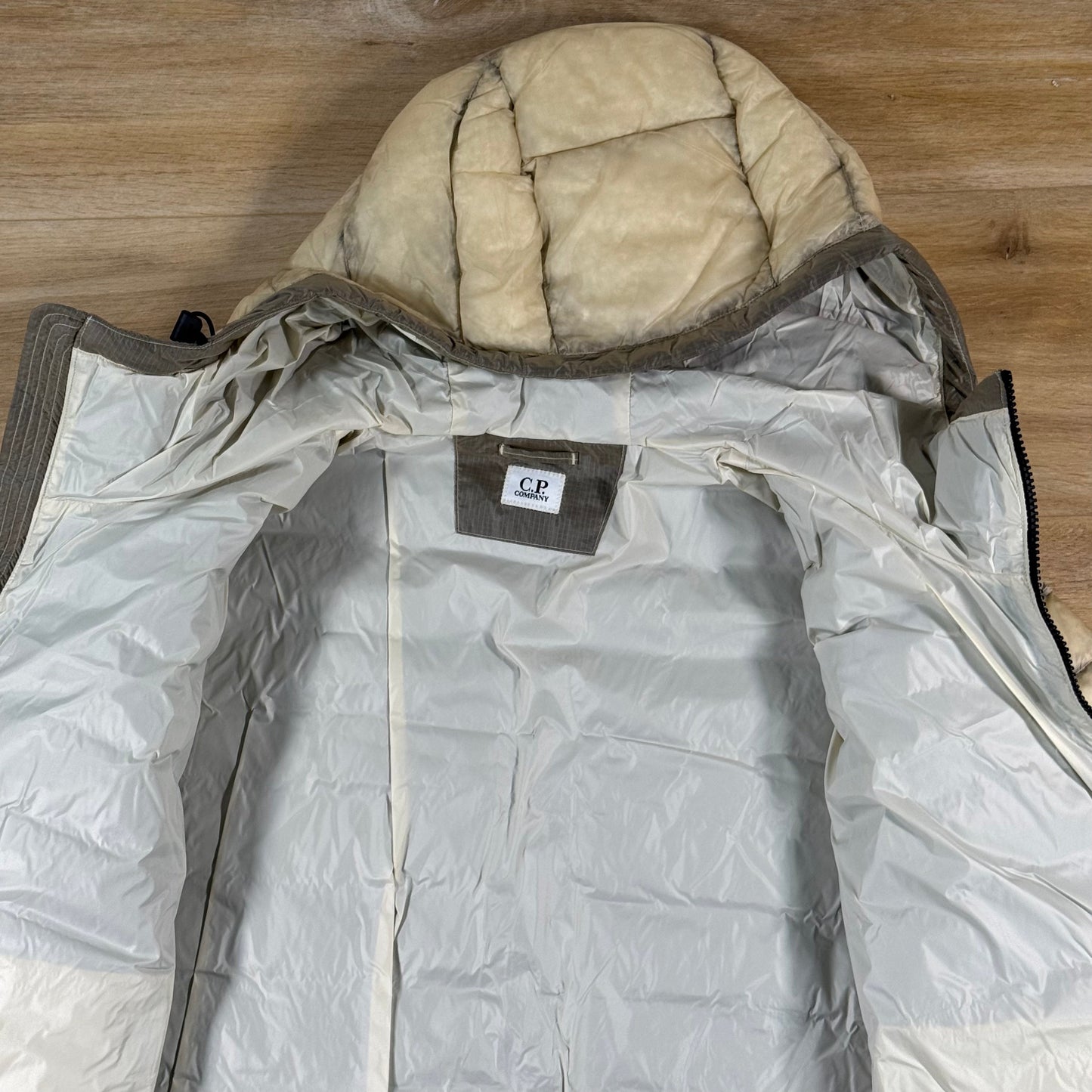 C.P. Company D.D. Shell Lens Down Jacket in Frozen Dew