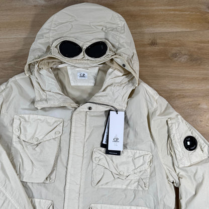 C.P. Company Flatt Nylon Goggle Lens Jacket in Frozen Dew