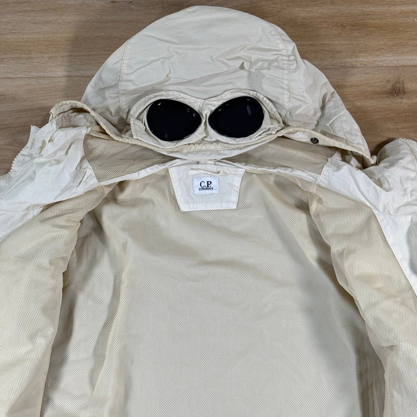 C.P. Company Flatt Nylon Goggle Lens Jacket in Frozen Dew