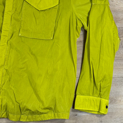 C.P. Company Chrome-R Lens Overshirt in Antique Moss - Yellow
