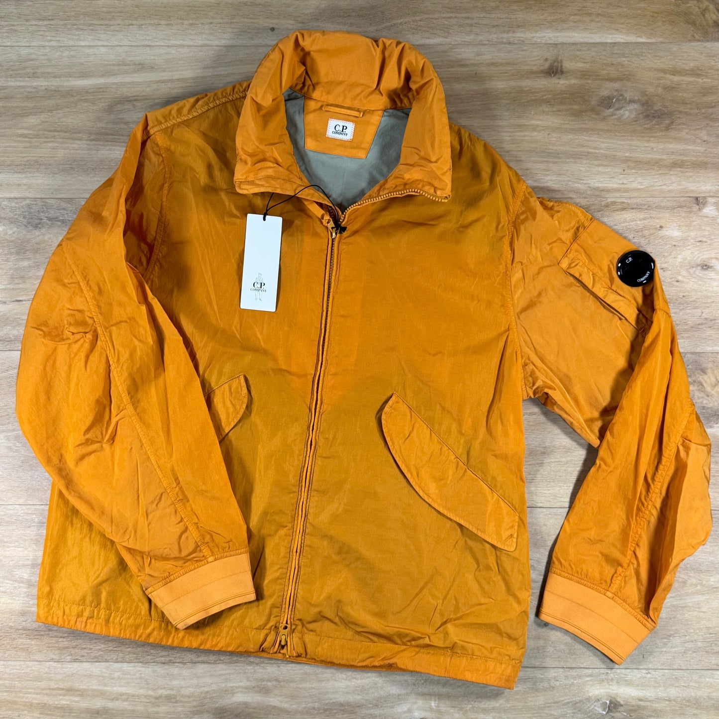 C.P. Company Chrome-R Lens Jacket in Desert Sun - Orange