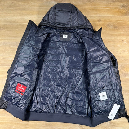 C.P. Company D.D. Shell Lens Down Jacket in Navy