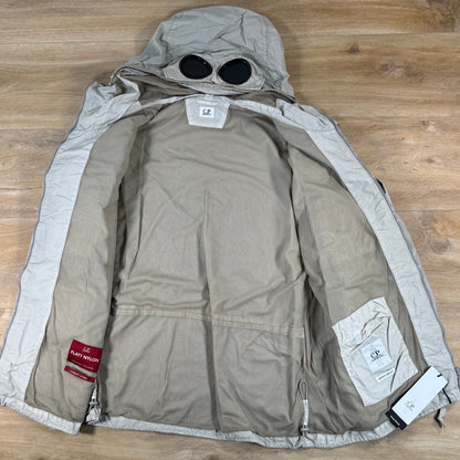 C.P. Company Flatt Nylon Goggle Lens Jacket in Dove