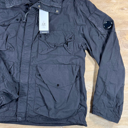 C.P. Company Flatt Nylon Goggle Lens Jacket in Black