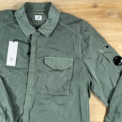 C.P. Company Chrome-R Lens Overshirt in Laurel Wreath