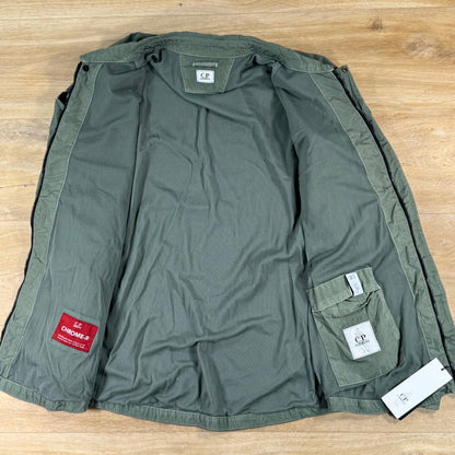 C.P. Company Chrome-R Lens Overshirt in Laurel Wreath