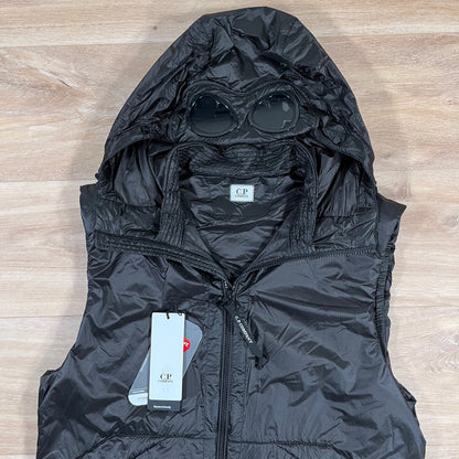 C.P. Company Nada Shell Goggle Padded Gilet in Black