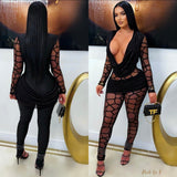 Load image into Gallery viewer, Bolivia lace jumpsuit (Black)