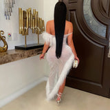 Load image into Gallery viewer, Fairy pearl glam corset dress (White)