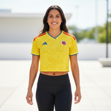 Load image into Gallery viewer, adidas Colombia 26 Home Women's Cropped Jersey