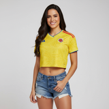 Load image into Gallery viewer, adidas Colombia 26 Home Women's Cropped Jersey