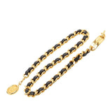 Load image into Gallery viewer, Chanel 31 Rue Cambon CC Logo Chain Belt Gold Black Plated Leather