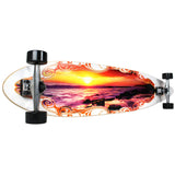 Load image into Gallery viewer, Krown Longboard Complete City Surf Sunset