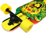 Load image into Gallery viewer, Krown Longboard Complete Elite Drop Through Rasta Lion - Yellow Wheels