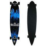 Load image into Gallery viewer, Krown Longboard Complete Pintail Blue Flame
