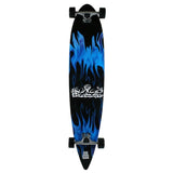 Load image into Gallery viewer, Krown Longboard Complete Pintail Blue Flame