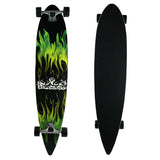 Load image into Gallery viewer, Krown Longboard Complete Pintail Green Flame