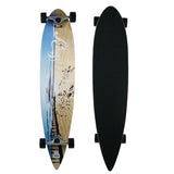 Load image into Gallery viewer, Krown Longboard Complete Pintail Sunset Pier