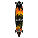 Load image into Gallery viewer, Krown Longboard Complete Pintail Red Flame
