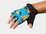 Load image into Gallery viewer, Trek Kids Large/X-Large (7-10) Blue/Gold Camo Glove