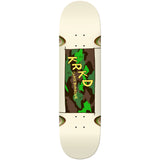 Load image into Gallery viewer, Krooked Skateboard Deck Kamo Wheel Wells White 8.5" x 31.85"
