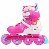 Load image into Gallery viewer, Flying Eagle L6 Lumos Pink Kids Skates