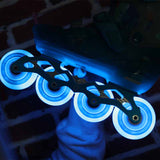 Load image into Gallery viewer, Flying Eagle L8 Lumafly Blue Kids Skates