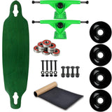 Load image into Gallery viewer, Moose Longboard Complete 9" x 36" Drop Through Stained Green