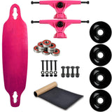Load image into Gallery viewer, Moose Longboard Complete 9" x 36" Drop Through Stained Pink
