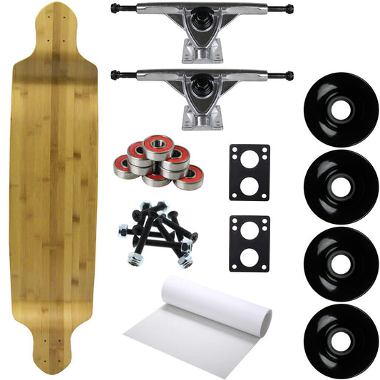Moose Longboard Complete 9.75" x 41" Drop Down Baked Bamboo