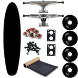 Load image into Gallery viewer, Moose Longboard Complete 9" x 40" Kicktail Dipped Black