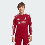 Load image into Gallery viewer, adidas Liverpool FC 25/26 Long Sleeve Home Jersey Kids