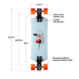 Load image into Gallery viewer, Loaded Boards Tangent Complete with Zee Brackets and Orangatang Caguamas