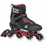 Load image into Gallery viewer, Rollerblade Macroblade 90 Black Red Skates