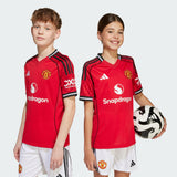 Load image into Gallery viewer, adidas Manchester United 25/26 Home Jersey Kids