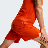 Load image into Gallery viewer, The North Face - Men's 24/7 Pentadome Embossed Reg Short-Sleeve Tee - Lava Red